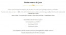 Carte et menu de Brasserie De Montbeton à Montbeton — Menu du jour