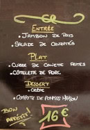 Menu Le Rituel - Exemple de menu