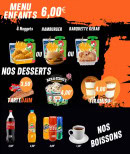 Menu Lomagne Tacos - Menu enfant, desserts et boissons