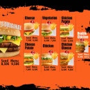Menu Lomagne Tacos - Les burgers