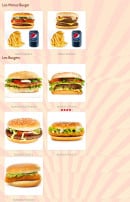 Menu Allomania - Les menus burgers et burgers