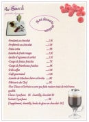 Carte et menu de Au Sourd à Toulon — Les desserts