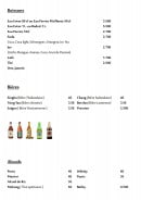 Menu Ban-Thai - Boissons, bières et alcools 