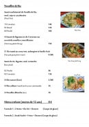 Menu Ban-Thai - Nouilles, riz et menu enfant 