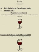 Menu Cave les Quilles - Vins page 11