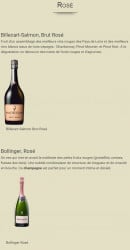 Menu Cave les Quilles - Champagnes page 3