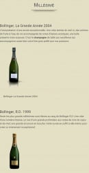 Menu Cave les Quilles - Champagnes