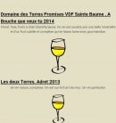 Menu Cave les Quilles - Vins page 15