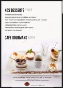 Menu Dakota du Sud - Desserts et cafe gpurmand 