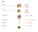 Menu Eat Like Home - Les plats