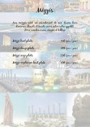 Menu Kfifen Coeur du Liban - Mézzés 