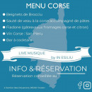 Menu L Escale Toulon - exemple de menu