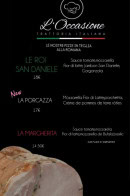 Menu L'occasione - Les pizzas page 2