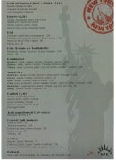 Menu New york city - la carte et menu du New york city snack Toulon