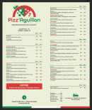 Menu Pizz'Aguillon - La carte