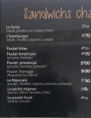 Menu Péché Mignon - Sandwiches chauds