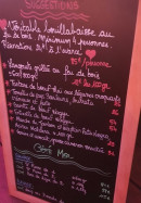 Menu Prao Plage - L'ardoise