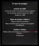 Menu Les Délices du Midi - Les meus du groupe