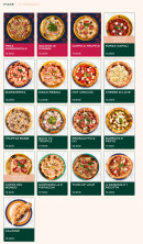 Menu Piperno - Les pizzas