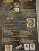 Menu Villa D’asie - Les tapas, desserts, ...