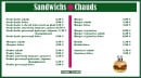 Menu Croque Avenue - Les sandwiches chauds