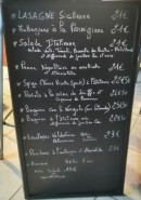 Carte et menu de Gigi et Vincenza La Strada à Six Fours les Plages — L'ardoise