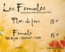 Carte et menu de Pouss Pouss à Six Fours les Plages — Formules