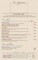Carte et menu de Brasserie Le France à La Valette du Var — Le menu midi, les salades,....