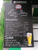 Menu Niam bay - Les specialites et tapas