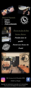 Menu Le Petit Bew - Les informations