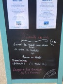Carte et menu de L'Emeraude à Cavalaire sur Mer — Exemple de menu