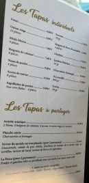 Menu La petite place - Les tapas