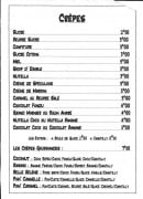 Carte et menu de Au Petit Gourmand à La Londe les Maures — Crêpes