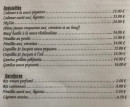 Carte et menu de Aux baguettes d'or à La Londe les Maures — Le spécialités et garnitures