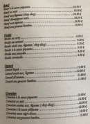 Carte et menu de Aux baguettes d'or à La Londe les Maures — Les plat