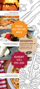 Menu Bella Pizza - Les desserts
