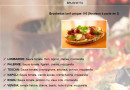 Menu Bella Pizza - Les bruschettas