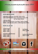 Menu Casa di Lugari - Les boissons et glaces