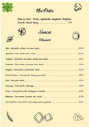 Menu Ké Pasta - Les pates et sauces