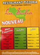 Menu La Sicilia - Carte et menu La Sicilia La Crau