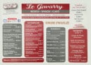 Menu Le Gavarry - La carte
