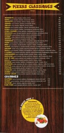 Menu Pizz'Atomic - Les pizzas classiques