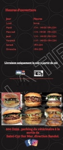 Menu Burgers Twister - Les informations