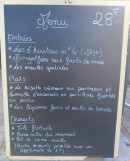 Carte et menu de Les Tontons à Saint Cyr sur Mer — Le menu 28€