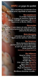 Menu Bento Sushi - la presentation