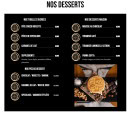 Menu La Tigelleria de wina - Les desserts