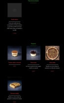 Menu Rosate Pizze - Les pizzas de la semaine et desserts
