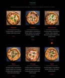 Menu Rosate Pizze - Les pizzas p1