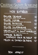 Menu Grimaudoise - Les entrées