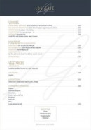 Menu Lou Gâté - Les plats